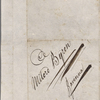 Autograph letter unsigned to Lord Byron, 13 August 1820