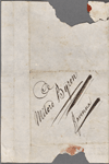 Autograph letter unsigned to Lord Byron, 13 August 1820