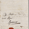 Autograph letter signed to Lord Byron, 29 August 1820