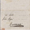 Autograph letter signed to Lord Byron, 29 August 1820