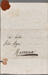 Autograph letter signed to Lord Byron, 29 August 1820