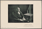 Herbert Spencer. Born April 27th, 1820. Died December 8th, 1903. From a recent photography taken at Mr. Spencer's home.