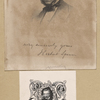 Very sincerely yours Herbert Spencer.  The Simon Stern collection. Presented in loving remembrance by his wife to the New York Public Library. Astor, Lenox & Tilden foundation. [Mrs. Alice Allen.]