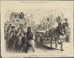 The George Stephenson centenary at Newcastle-on-Tyne: procession of draught horses, wagons, etc.--See next page