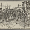 Baron Steuben instructing the officers and men of Washington's army