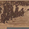Baron von Steuben drilling the ragged patriots at Valley Forge. Edwin A. Abbey's superb mural decoration for the House of Representatives in the Pennsylvania state capitol at Harrisburg. This was Abbey's last work.