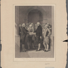 Inauguration of Washington. Livingston. St. Claire. Otis. Knox. Sherman. Washington. Steuben. Adams.