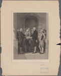 Inauguration of Washington. Livingston. St. Claire. Otis. Knox. Sherman. Washington. Steuben. Adams.