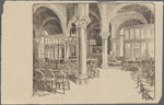 Interior of a room--possibly a court or a place where official proceedings are conducted