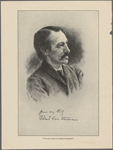 Yours very truly Robert Louis Stevenson. (From an etching by Valerian Gribayedoff.)
