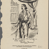 Original pen-and-ink drawing of himself by Robert Louis Stevenson (Number 259).