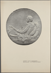 Robert Louis Stevenson medallion. By Saint-Gaudens.