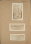 [From top:] Saranac Lake Stevenson memorial. Copyright, by Gutzon Borglum, 1915 [Memorial tablet designed by Gutzon Borglum and placed on the cottage (by the Stevenson Society of America) occupied by RLS during his stay in Saranac Lake, N.Y. Bronze bas-relief about 31 x 18 inches.].  [Inscription on tomb of Robert Louis Stevenson. Original wood-carving from which this was made is at the Memorial Cottage, Saranac Lake, N.Y., in possession of The Stevenson Society of America.]  [Inscription on tomb of Robert Louis Stevenson. The original wood-carving from which this was made is in the possession of The Stevenson Society of America and on view at the Memorial Cottage, Saranac Lake, N.Y.]