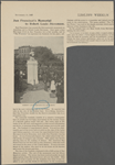 Robert Louis Stevenson's monument.