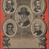 The money makers of America. For present generation see inside. Presented by your druggist. [Center and then clockwise from upper right:] Peter Cooper. A.T. Stewart. Geo Peabody. John Jacob Astor. Com. Vanderbilt.