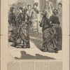 Announcing the death of Mr. Stewart--scene in front of the Tenth Street store.--(Drawn by C.S. Reinhart.)