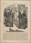 Announcing the death of Mr. Stewart--scene in front of the Tenth Street store.--(Drawn by C.S. Reinhart.)