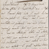 Autograph letter signed to Lord Byron, 15 September 1820