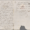 Autograph letter signed to Lord Byron, 15 September 1820