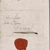 Autograph letter signed to Lord Byron, 15 September 1820