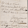 Autograph letter signed to Lord Byron, 18 October 1820