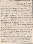 Autograph letter signed to Lord Byron, 22 October 1820