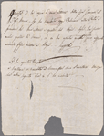 Autograph letter unsigned to Lord Byron, 20-22 November 1820