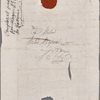 Autograph letter unsigned to Lord Byron, 20-22 November 1820