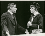 Jack Gilford and Lotte Lenya in the stage production Cabaret.