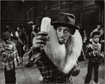 Gregory Hines as Scrooge in the stage production Comin' Uptown.