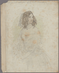 Original sketch of of Edith Dombey 