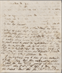 Autograph letter signed to Amelia Curran, 17 September 1820