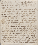 Autograph letter signed to Amelia Curran, 17 September 1820