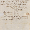 Autograph letter signed to Amelia Curran, 17 September 1820