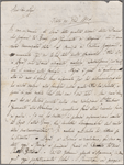 Autograph letter signed to Antonio Lega Zambelli, 23 September 1820