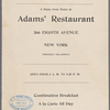 Adams' Restaurant