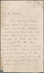 Autograph letter signed to [ ], 7 October 1820 or 1821