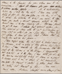 Autograph letter signed to Claire Clairmont, 29 October 1820