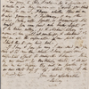 Autograph letter signed to Claire Clairmont, 29 October 1820