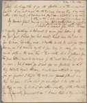 Autograph letter signed to P. B. Shelley, 3 November 1820