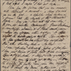 Autograph letter signed to T. L. Peacock, 8 November 1820