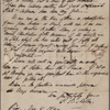 Autograph letter signed to T. L. Peacock, 8 November 1820