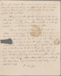 Autograph letter signed to Marianne Hunt, 21 December 1820