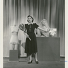 Ruth Rubinstein in "Vassar girl finds a job" sketch from "Pins and Needles"