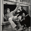 Jerry Orbach and Jane Alexander in the stage production 6 rms riv vu