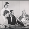 Scooter Teague, Inga Swenson, Will Geer and unidentified others rehearsing the stage production 110 in the Shade