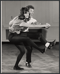 Lesley Ann Warren and Anthony Teague in rehearsal for the stage production 110 in the Shade