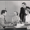Robert Horton, Agnes de Mille, Stephen Douglass and Inga Swenson in rehearsal for the stage production 110 in the Shade