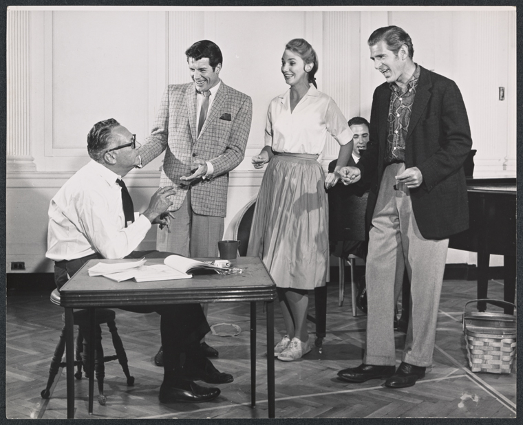 Director Joseph Anthony, Robert Horton, Inga Swenson and Stephen ...