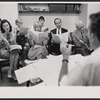 Ensemble in rehearsal for the stage production 110 in the Shade